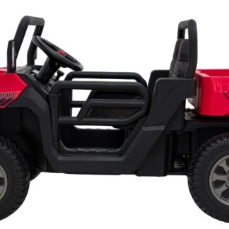 Pick-Up 12v ​, camión agricola 4x4 12v niño, rojo, 1 PLAZA Y MEDIA INDA486-RA-XMX-623